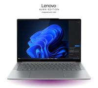 Lenovo Yoga Pro 7i Gen 10 Aura Edition 14? Intel Processore Intel® Core Ultra 7 255H E-core fino a 4,4 GHz P-core fino a 5,1 GHz, Windows 11 Home 64, 1 TB SSD M.2 2242 PCIe Gen4 TLC - 83KFCTO1WWIT3