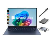 Lenovo Yoga Slim 7x 3K OLED Touchscreen Laptop, 14.5 pollici 1000 nits Display, Snapdragon X Elite 12-Core NPU Copilot+ PC, 16GB RAM, 512GB SSD + 500GB Drive portatile, WiFi 7, retroilluminato, penna