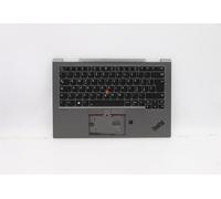 Lenovo Yoga X1 5th Tastiera Palmrest Top Cover Italiano Grigio Retroilluminato