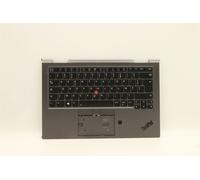 Lenovo Yoga X1 5th Tastiera Supporto per Polsi Top Cover Francese Grigio Backlit