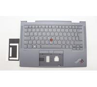 Lenovo Yoga X1 8th Gen Touchpad Palmrest Cover Tastiera German Grigio 5M11H62420