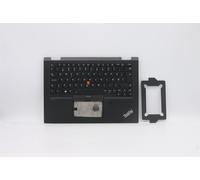 Lenovo Yoga X13 1 Tastiera Palmrest Top Cover Danese Nero Backlit 5M10Y85850