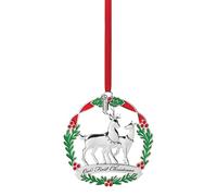 Lenox 2023 Il nostro primo ornamento di cervo di Natale, 0.26, Metallico