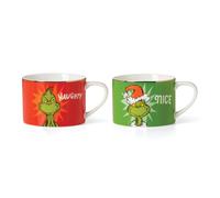 Lenox 894171 Merry Grinchmas Naughty Nice Mugs