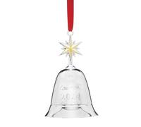 Lenox 896168 2024 Campana musicale annuale argentata ornamentale, Natale