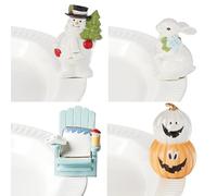 Lenox Profile Poppers 4 pezzi per tutte le stagioni, 0,44, bianco, 4 pezzi