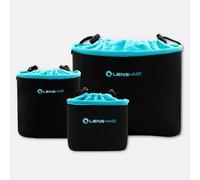 Lens-Aid Borsa per fotocamera in neoprene con fodera in pile Set: S, M, L