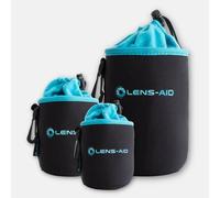 Lens-Aid Borsa per lenti in neoprene con rivestimento in pile Set: XS, S, M