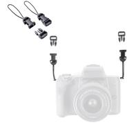 LENS-AID Clip di collegamento Connettore per cintura: adattatore per cintura della fotocamera come anello di fissaggio, anello di collegamento, chiusura rapida per fissare la alla fotocamera