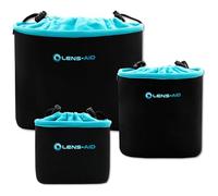 LENS-AID Custodia fotocamera neoprene (Set di 3) borsa protettiva
