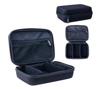 LENS-AID Organizer Case per accessori per fotocamera e tecnologia, Nero, s, Custodia rigida compatta