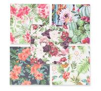 Lens-Aid Panno per la pulizia in microfibra dal design elegante: per fotocamera, obiettivo, display e come panno per la pulizia degli occhiali (panno in microfibra 20x20 cm) | Set di 5 fiori