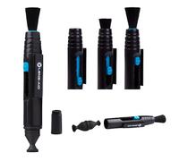 LENS-AID Penna pulizia obiettivo con pennello e pad carbonio