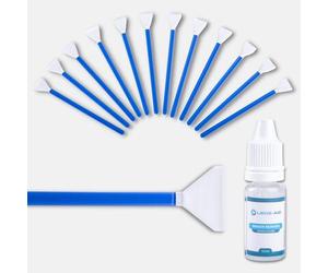 Lens-Aid Set di pulizia del sensore con tamponi e detergente liquido MFT 12 mm