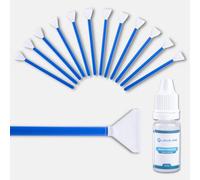 Lens-Aid Set per la pulizia dei sensori con tamponi e detergente liquido formato completo 24 mm