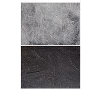 Lens-Aid Sfondo Fotografico 2 in 1 84x60cm - Pannello per Flatlay & Still Life, Doppia Superficie con Texture Pietra (Marmo, Cemento) - Lavabile & Resistente