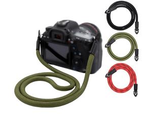 LENS-AID Tracolla in Corda per Fotocamera - Cinghia da Collo (100 cm) in Nylon Resistente per DSLR, Mirrorless, Vintage e Analogiche - Compatibile con Canon, Nikon, Sony, Fujifilm, Olympus