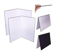 LENS-AID V-Flat riflettore pieghevole studio set 2 A3 cartone