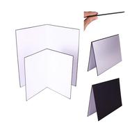 LENS-AID V-Flat riflettore pieghevole studio set 2 A4+A3 cartone