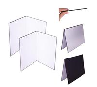 LENS-AID V-Flat riflettore pieghevole studio set 2 A4 cartone