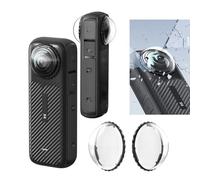 Lens Cap Custodia protettiva per fotocamera Insta360 X4, copriobiettivo Tempered Glass Hard Protection Mirror - Custodia protettiva altamente trasparente, antigraffio per Insta 360 X4 accessori