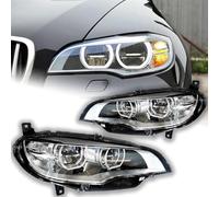 Lens Cover Car Styling Testa Della Lampada Per BMW Per X6 2007-2013 E71 Fari LED Faro Proiettore Angel Eye DRL Segnale Paralume Adatto