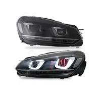 Lens Cover Faro Auto Montaggio Per VW Per Golf Per Mk6 GTI/2010-2014 Luce Indicatori Direzione A Doppio Fascio Lente Paralume Adatto(Red Eye,LHD)