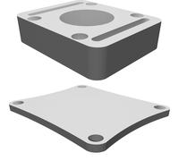 Lens Cover for GoPro Hero 2 Compatible with Mini Racing Quadcopter Drone FPV