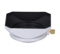 Lens Hood Square Retro Retro 46 mm ombra cappuccio per fotocamera digitale Cameria senza specchio argento