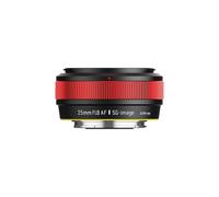lens, Immagine 25 mm F1.8 AF APS-C Messa a fuoco automatica Obiettivo ritratto ad ampia apertura, compatibile con Sony E ZVE10 A6400,for camera(Red)