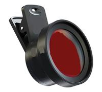 Lens Kit， Kit obiettivo Pro, compatibile for iPhone e Android Obiettivo macro e grandangolare con luce LED e custodia da viaggio nera