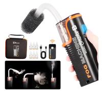 LENSGO Macchina per fumo, mini 40 W, telecomando senza fili, batteria, macchina per fumo portatile per fotografia, videografia, Halloween, matrimonio, festa, fumo B