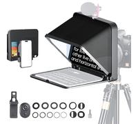 LENSGO TC7 8" Teleprompter per iPad Tablet Smartphone Fotocamera DSLR, APP compatibile con i sistemi iOS e Android per l'insegnamento online Vlog Interviste in diretta streaming