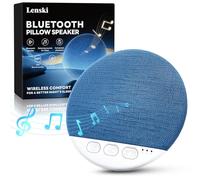 Lenski Altoparlante con cuscino Bluetooth, con rumore bianco e timer, per chi dorme profondo, regalo per donne e uomini, rumore bianco, neonati e adulti