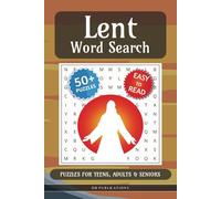 Lent Word Search Puzzle Book: Word Searches with Easy to Read Print about Lent, Faith, Prayer and More | 6x9 inches | 110 pages | 50+ puzzles… Gift for Vacations, Holidays, Friends & Free Times