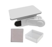 Lente ad Effetto Specchio Clip On, Vetro Riflettente Specchio per Selfie da Smartphone, per Telefoni per Arrampicata Raduni Familiari Viaggi Selfie Creatori di Contenuti