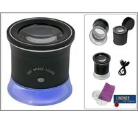 Lente Aggiuntiva LED UV 55mm Rotonda 30 Volte Batteria Accessori Lindner S7192