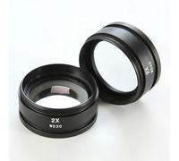 Lente ausiliaria per Microscopio stereo 2X, lente Barlow WD 30mm, parti ed accessori del microscopio