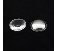 Lente convessa PMMA da 17 mm 2 pezzi for zoom LED torcia for bici lampada da testa