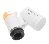 Lente d Ingrandimento 60x Portatile per Collezionisti e Professionisti | Microscopio Manuale, Luce LED Integrata, per Monete Antiche, Gioielli, Francobolli e Stampe