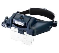 Lente d’ingrandimento frontale ricaricabile Discovery Crafts DHR 20 | Batteria ricaricabile 3,7 V, 5 lenti intercambiabili, luminosità regolabile, ideale per riparazioni e artigianato