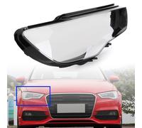 Lente del faro della copertura destra per Audi A3 2013-2016 chiaro T0