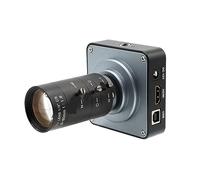Lente del Microscopio, 1080p Streaming Webcam Videocamera for microscopio elettronico industriale Full HD con obiettivo 6-12mm/60mm(B)