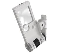 Lente di ingrandimento con luce LED, adatta per leggere monete, ispezione stretta, artigiani, hobbisti, analisi dei gioielli loupes