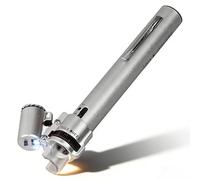 Lente di ingrandimento da gioielliere con illuminazione a LED, ingrandimento 100x, design portatile a penna per la visualizzazione di gioielli, tessuti, gemme, francobolli, monete e piante