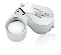 Lente di Ingrandimento da Gioielliere Illuminata Lente 20x, 21mm con confezione Kare and Kind per vendita al dettaglio (20x21mm)