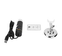 lente di ingrandimento HD 1000X con 8 luci a LED e supporto per microscopio(30W) Microscopio digitale USB 300.000 pixel School Supplies