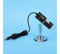 lente di ingrandimento HD 1000X con 8 luci a LED e supporto per microscopio(30W) Microscopio digitale USB 300.000 pixel School Supplies