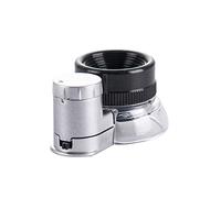 Lente di ingrandimento, Lente di ingrandimento da Tavolo illuminante 20X, con 6 luci LED, Lampada da Lettura con Supporto Portatile a Mani libere - per Lettura di Documenti di mappe di Gioielli,