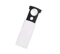 Lente di ingrandimento, Mini Lente di ingrandimento Portatile a LED, 20X 45X Lente Doppia Luce UV Portatile per Lettura di Libri per Anziani identificazione di Gioielli Artigianato Intaglio e